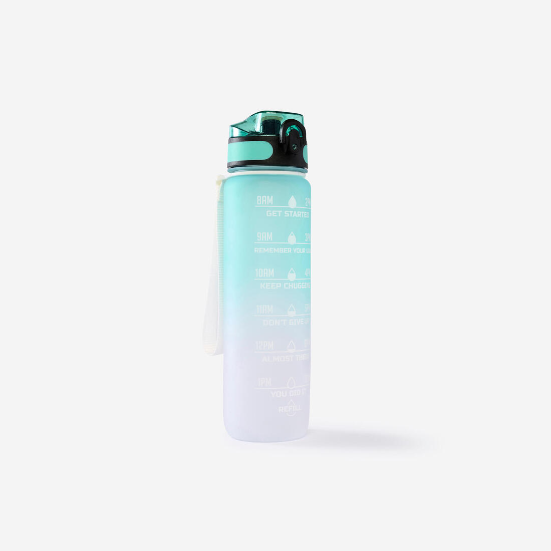 Gourde de fitness motivation 1 litre