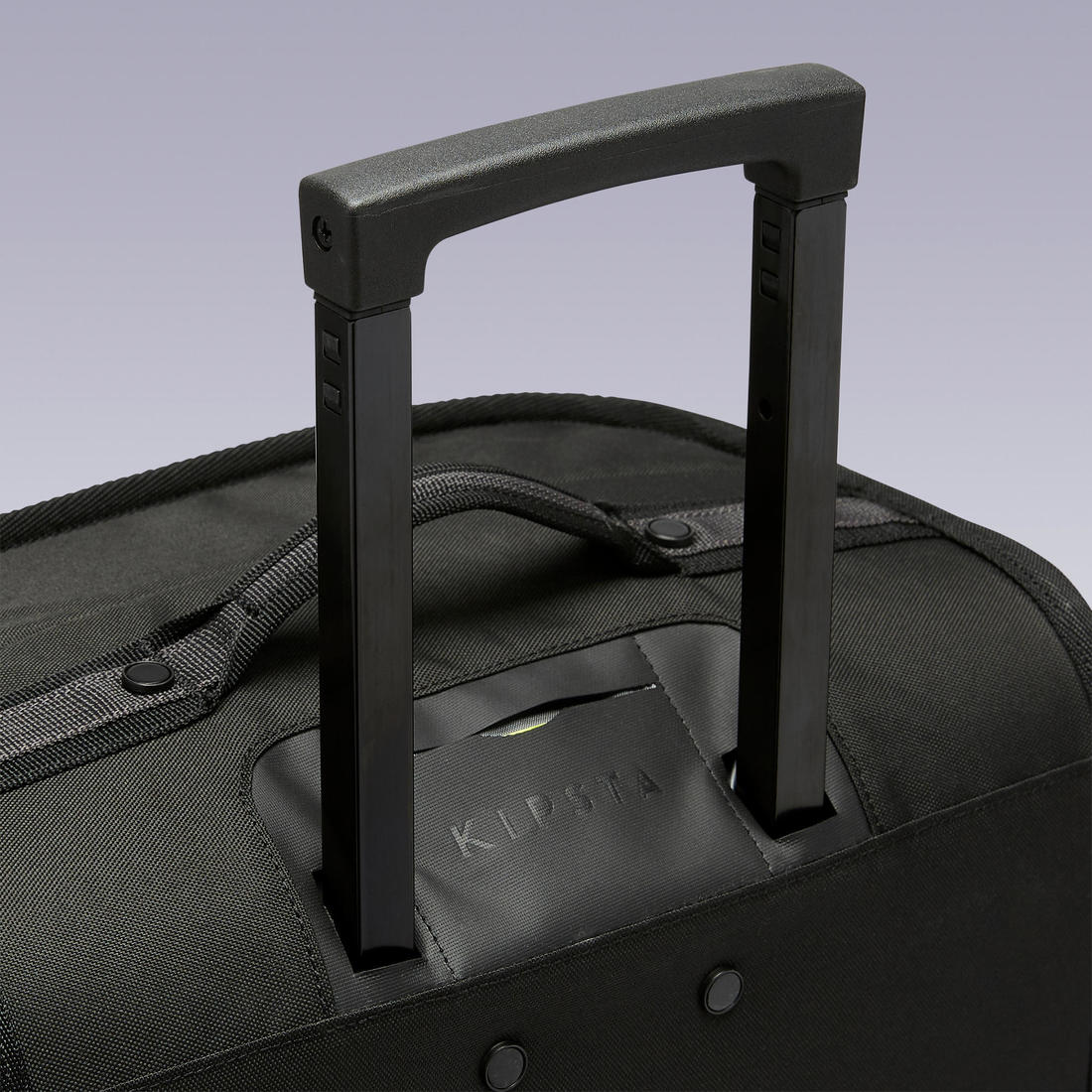 Valise 30L à roulettes - sac de voyage transport cabine - ESSENTIAL noire