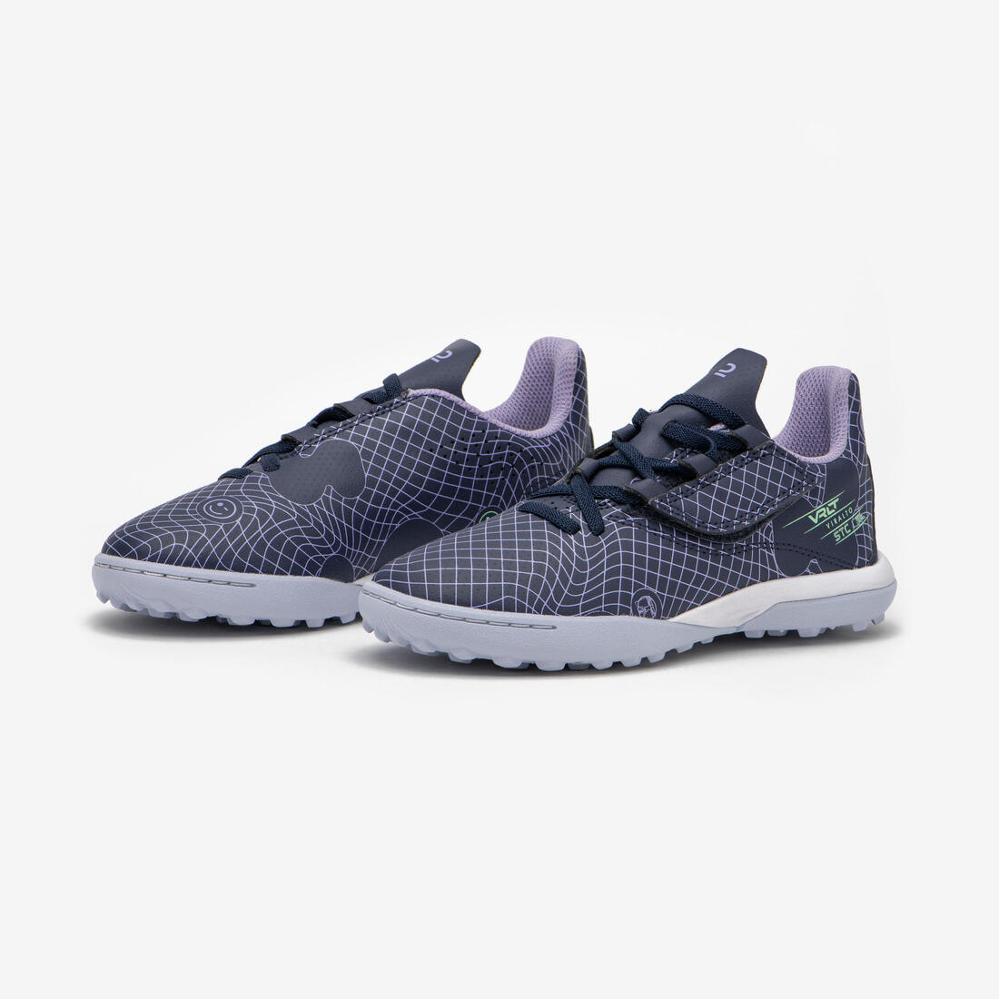 CHAUSSURES DE FOOTBALL ENFANT A SCRATCH VIRALTO I EASY TURF TF NEBULA