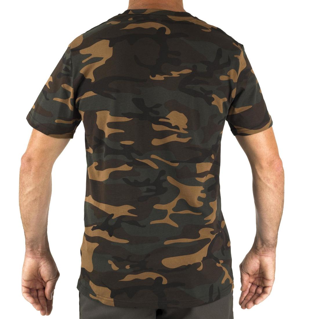 T-shirt manches courtes chasse 100 camouflage WL V1
