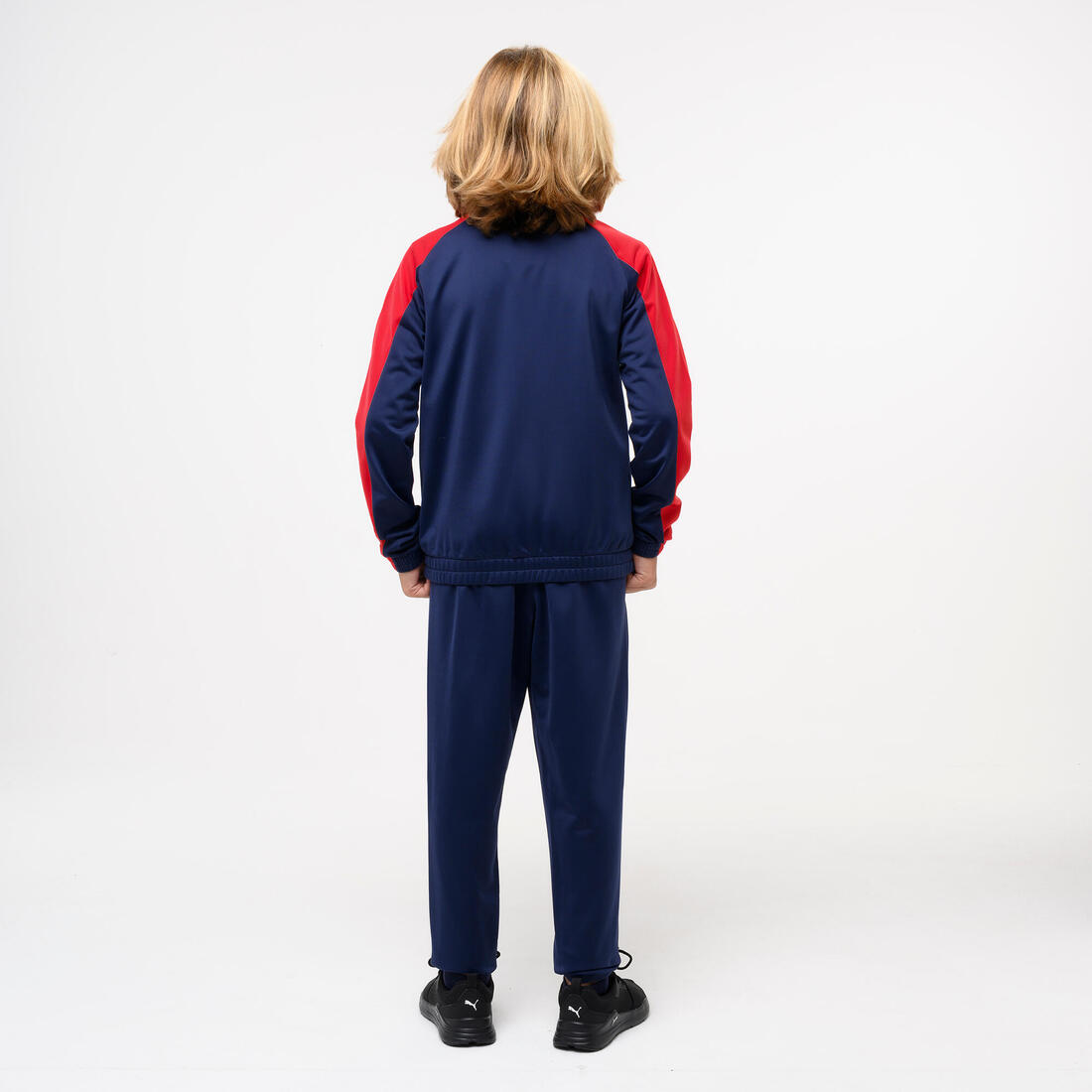 Ensemble de survêtement polyester enfant, bleu et