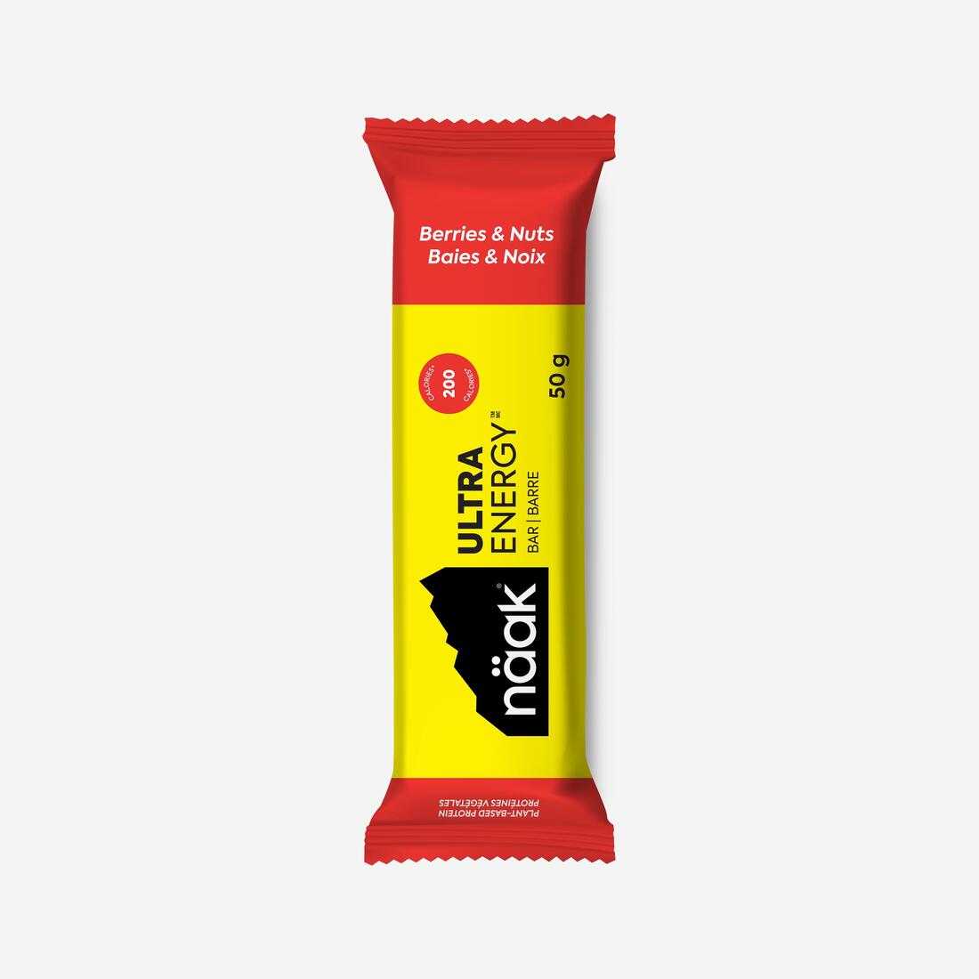 Barres énergétiques chocolat cacahuètes et baies noix, Ultra Energy™ 3 x 50g