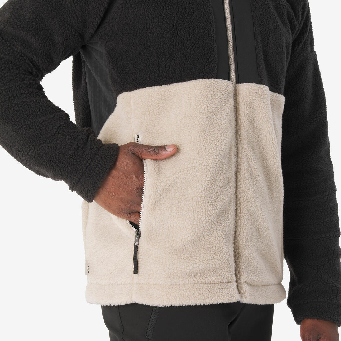 Veste polaire sherpa de randonnée chaude homme, SH900