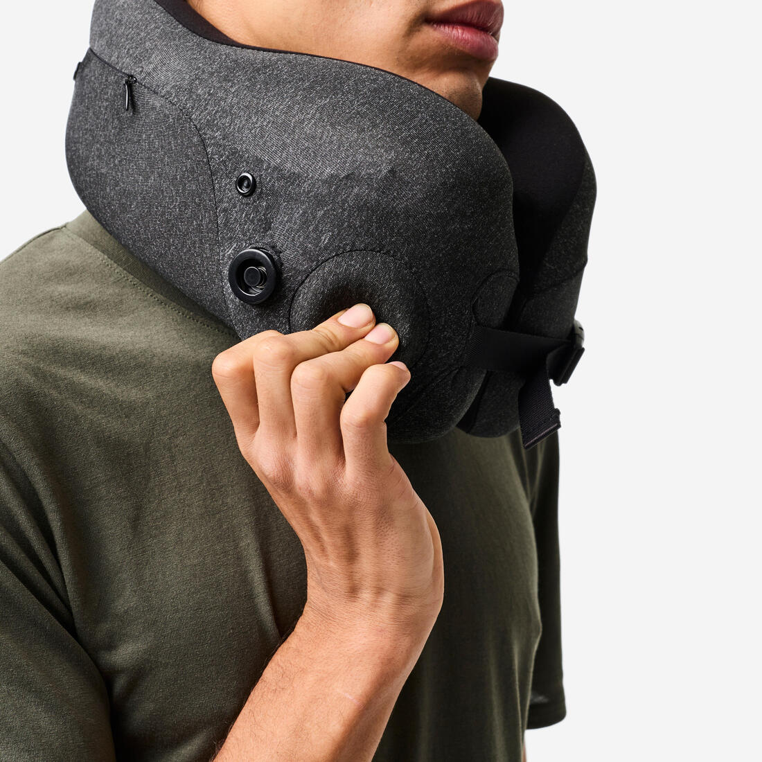 Coussin de cou gonflable et réglable
