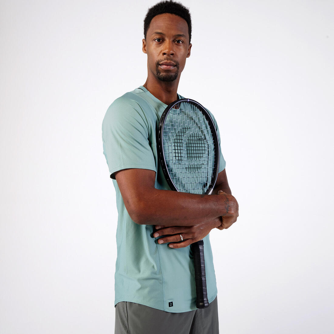 T-shirt tennis manches courtes homme - Artengo DRY Gaël Monfils