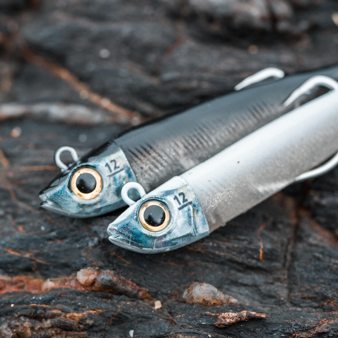Kit leurres souples shad texan anchois ancho 120 12gr ayu en mer