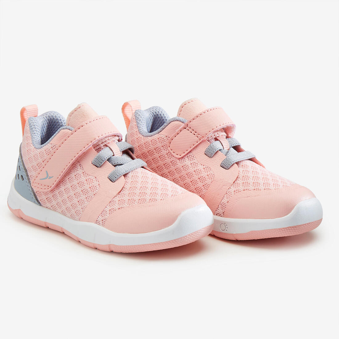 Chaussures de sport à scratch respirantes et confortables bébé, noir et