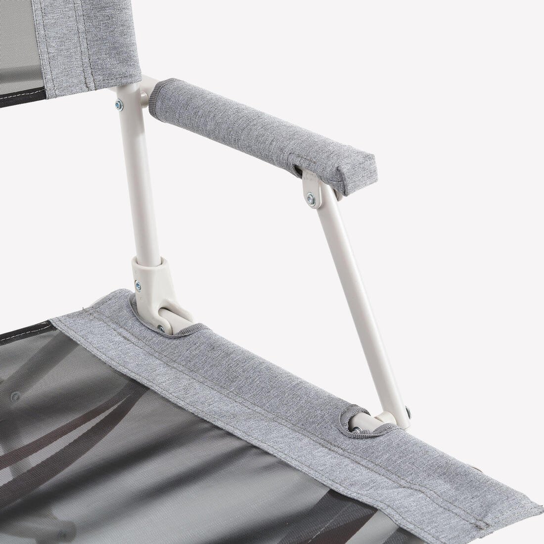 Chaise de camping pliante avec accoudoir