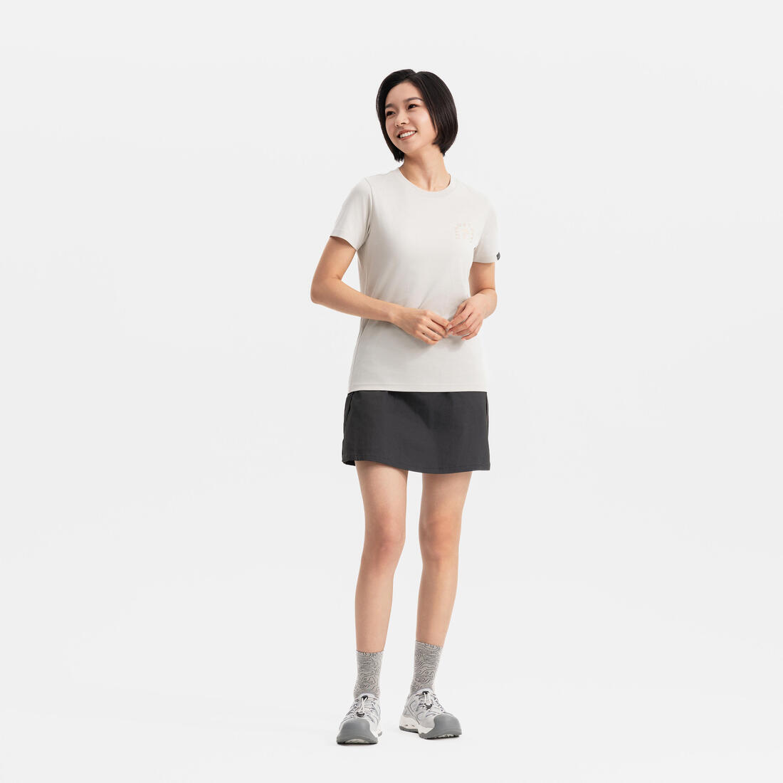 Jupe short de randonnée - nh500 - femme