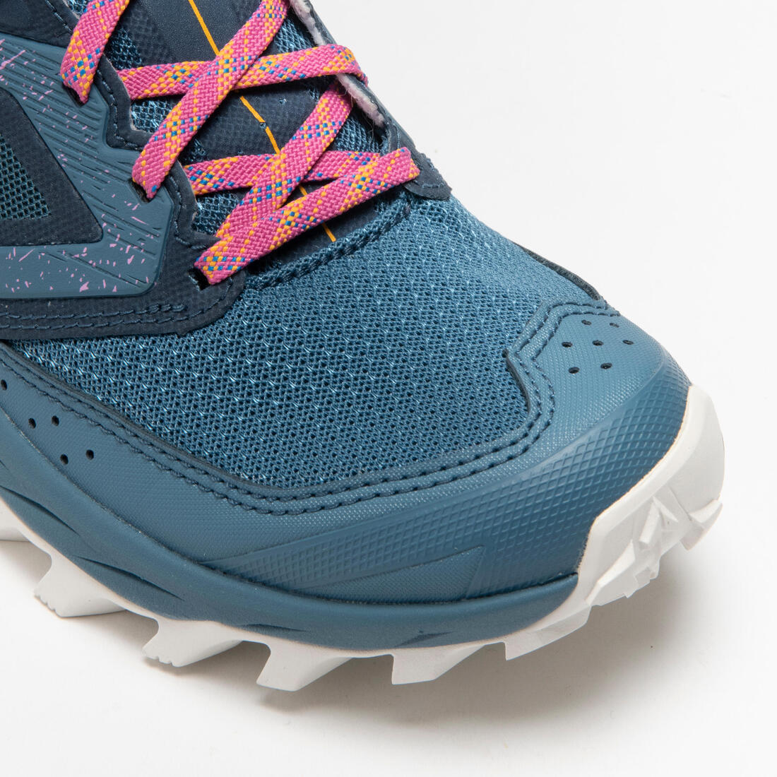 Chaussures de Trail Running Femme, Kiprun XT8 Vert Jaune