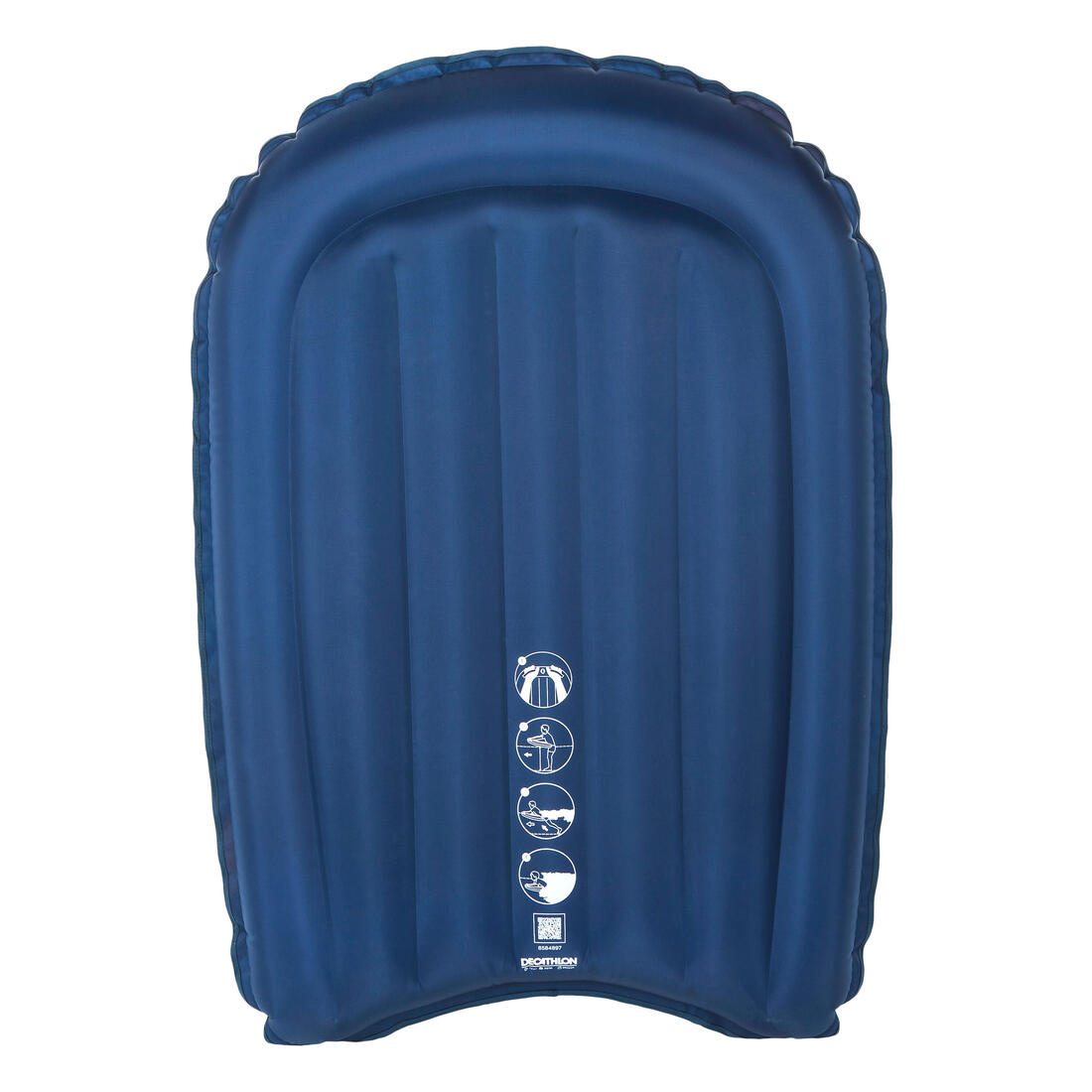 BODYBOARD DECOUVERTE GONFLABLE - COMPACT BLEU (25-75KG)
