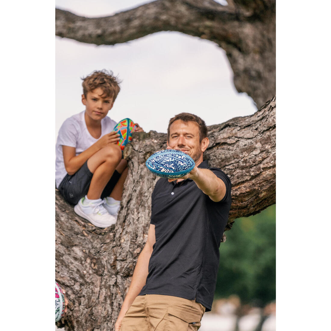 Ballon de beach rugby - r100 beach city taille midi