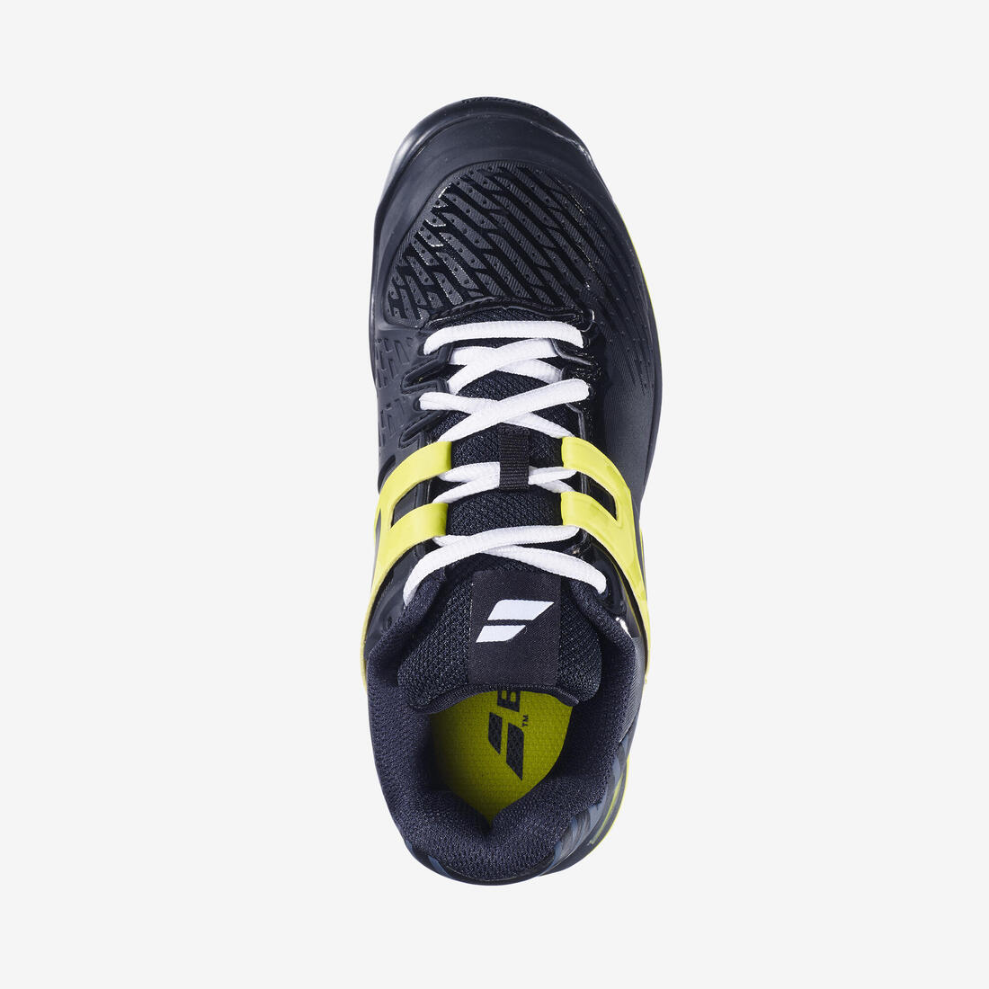 Chaussures de tennis enfant multicourt - Propulse noir jaune
