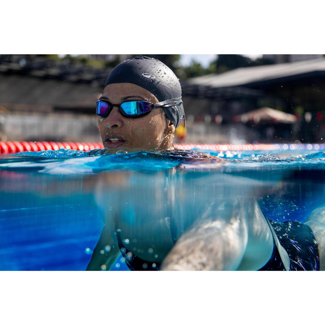 Lunettes de natation taille Unique - Bfast noir miroir Fire - Nouvel anti-buée