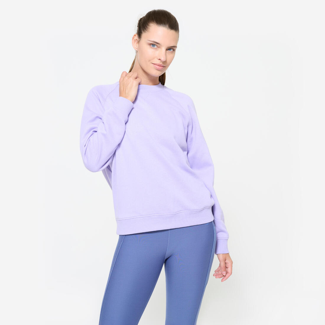 Sweat de fitness en molleton femme