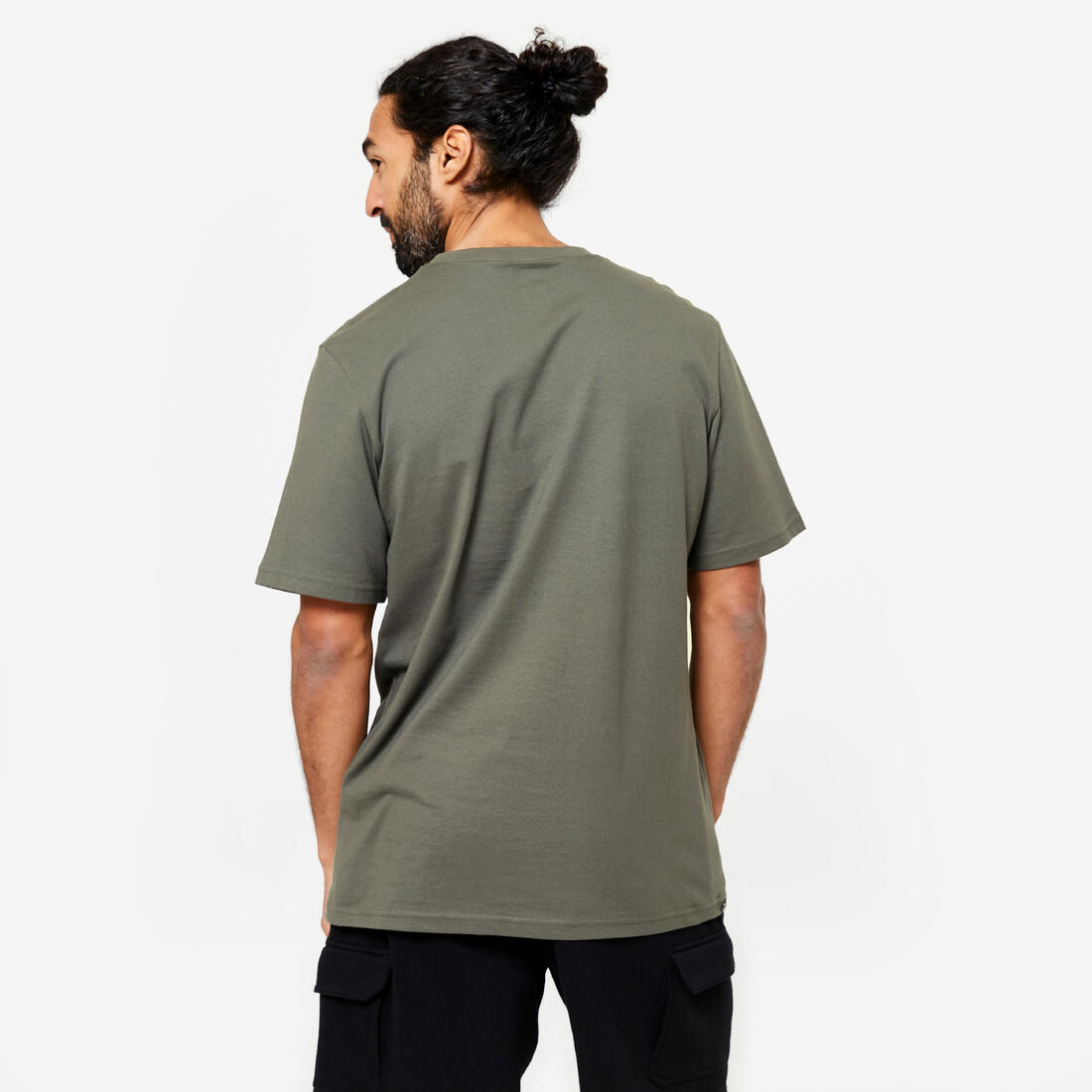 T-shirt fitness homme col rond manches courtes