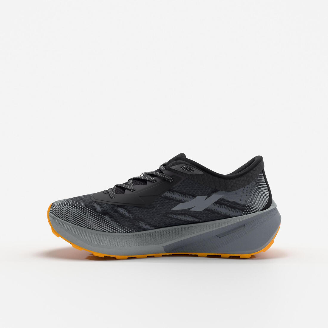 Chaussures de running route et chemin homme, Kiprun kipcore gravel noir et