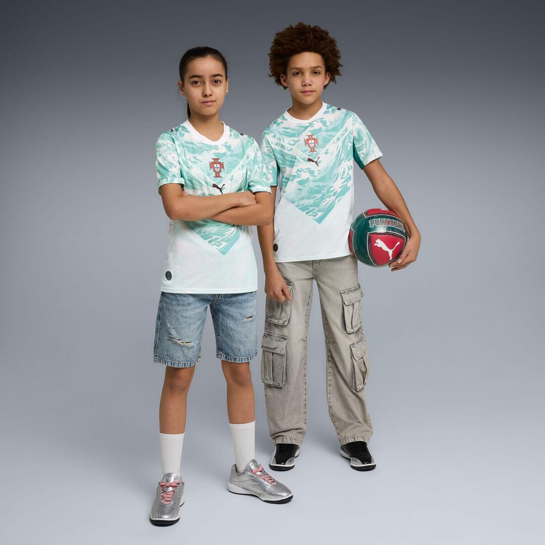 Maillot Replica Extérieur Portugal Coupe du Monde 2026 Enfant