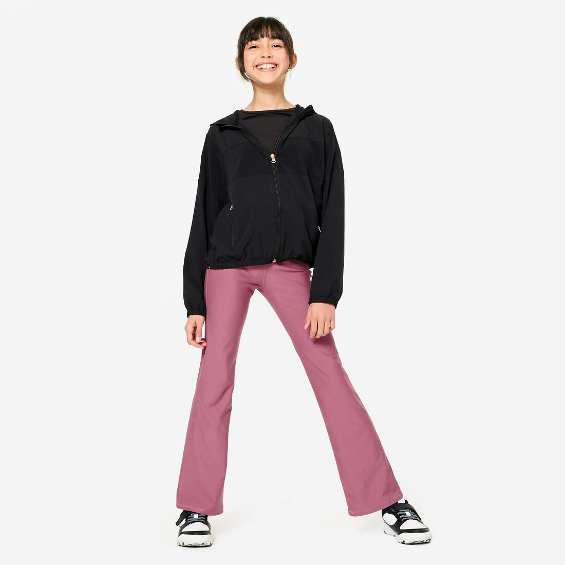 Legging de fitness évasé taille haute fille