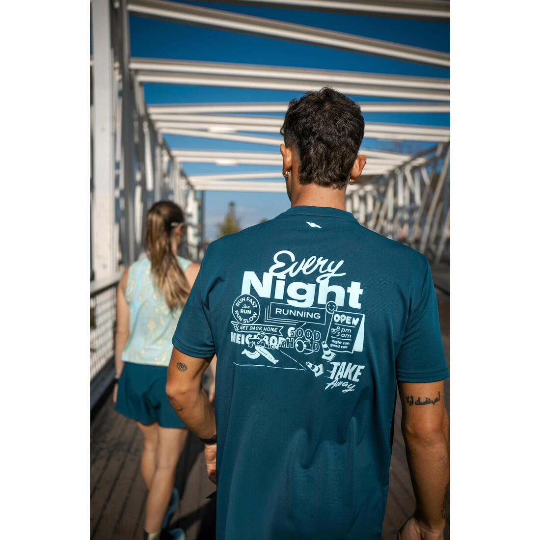 T-shirt running respirant Homme, Kiprun Run 500
