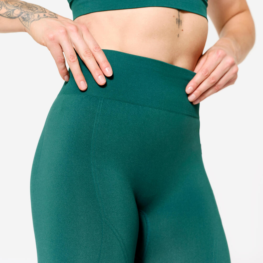Legging seamless effet push up taille haute femme