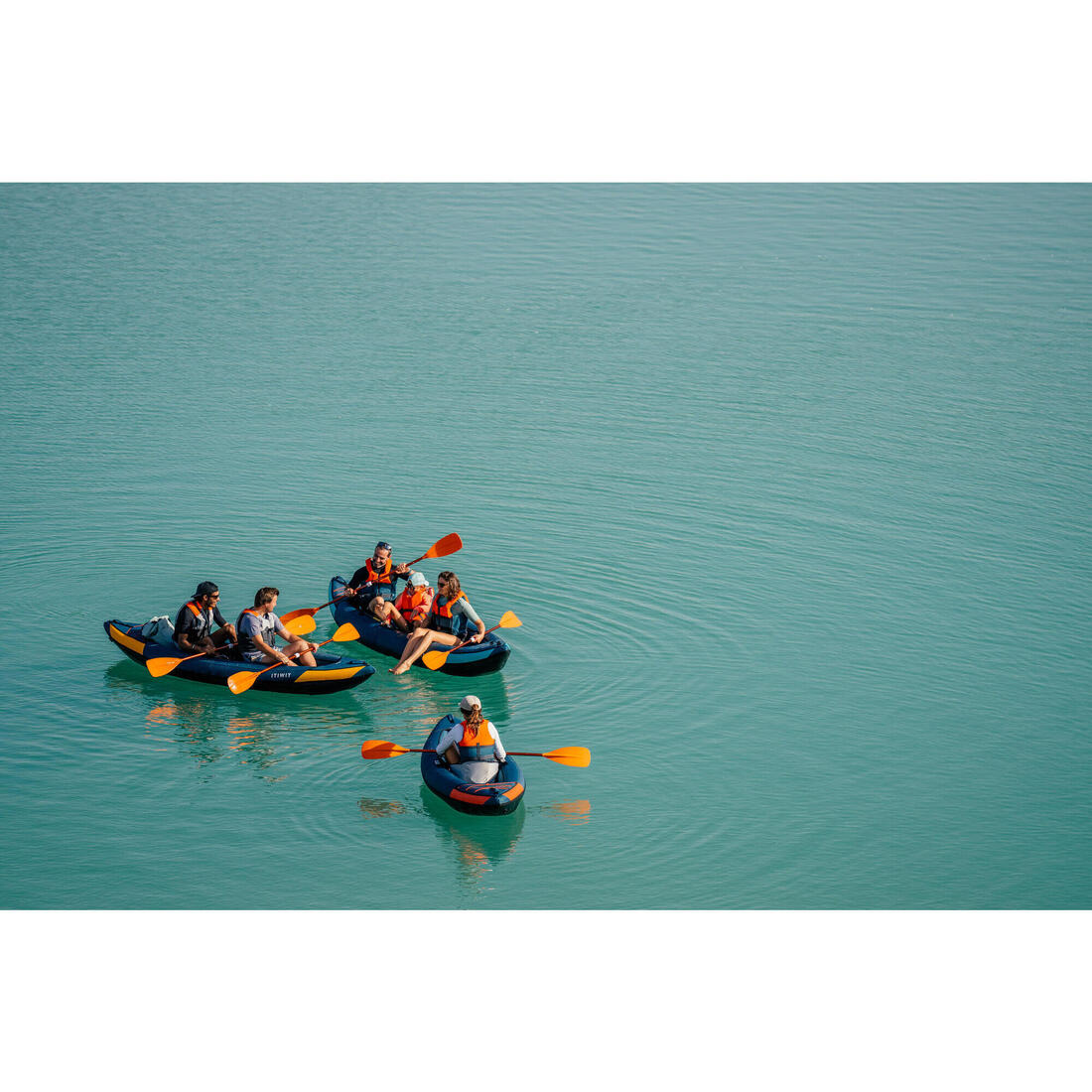 Canoé kayak gonflable de randonnée 1 place