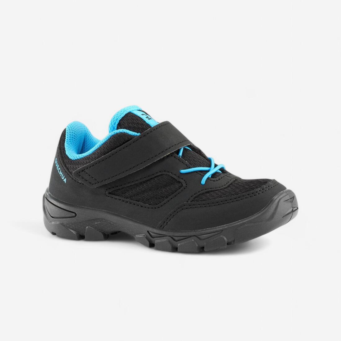 Chaussures de randonnée enfant avec scratch - NH100 bleu - 24 à 34