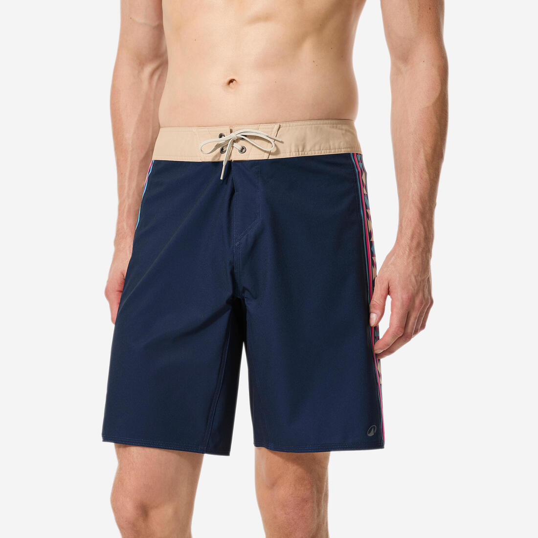 Short de bain boardshort surf long 19" homme, 500 Arch alex