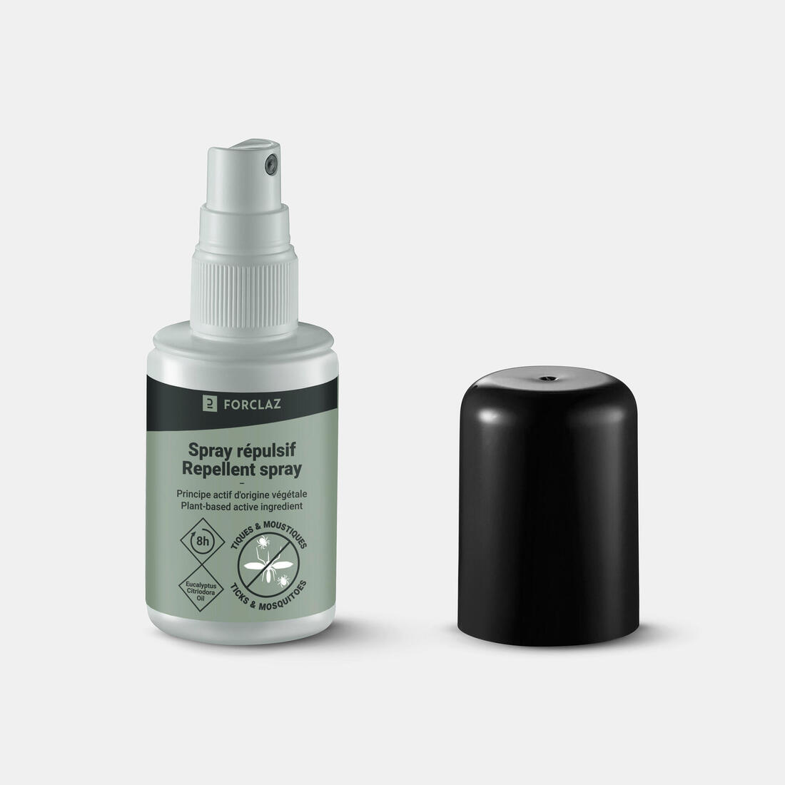 Spray répulsif anti moustique et tique Huile essentielle d'eucalyptus 60ml