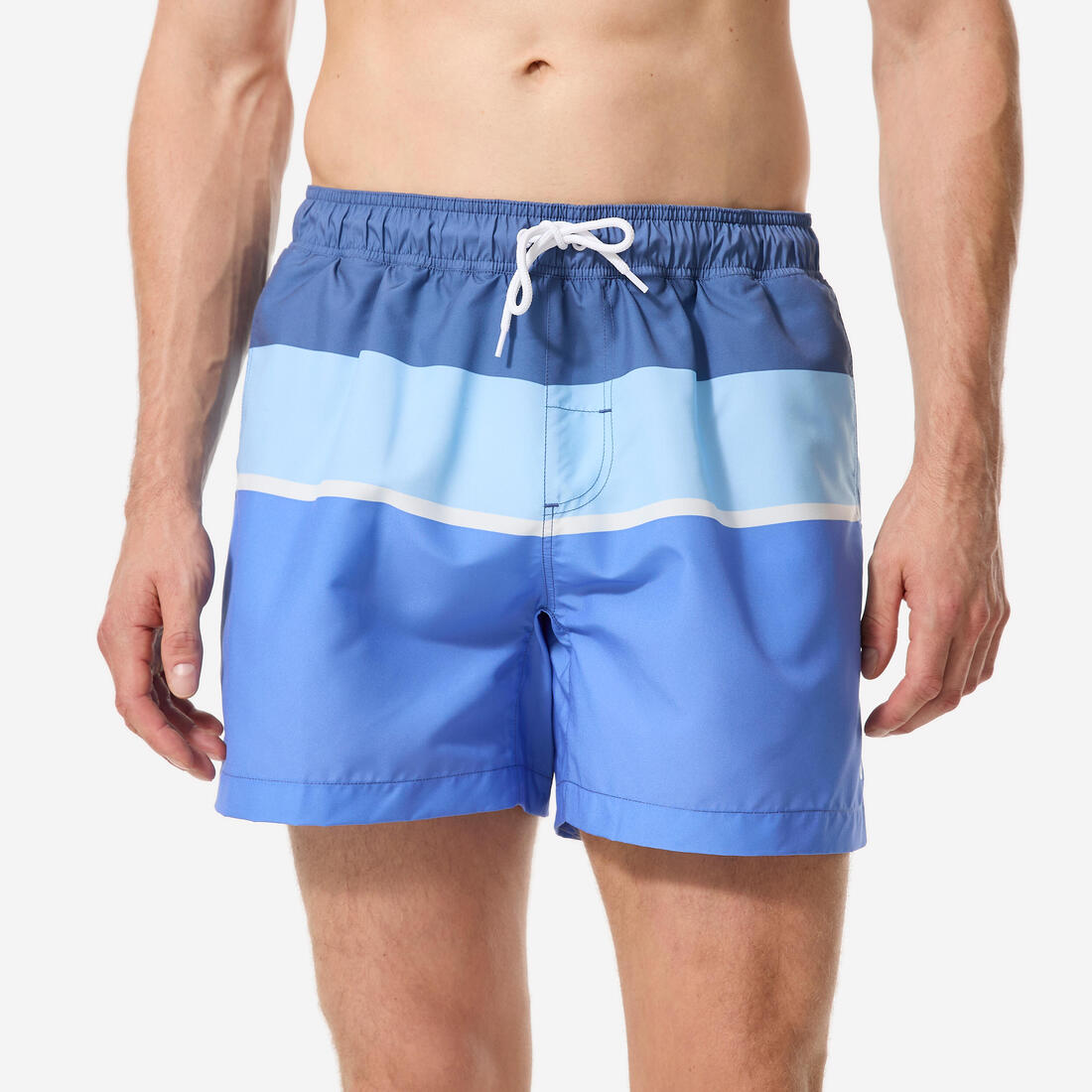 Boardshort surf short de bain court 15" homme, 100 Palmito