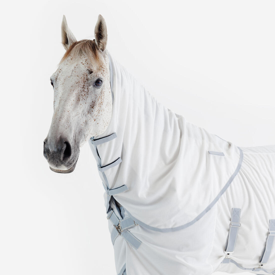 Chemise anti-mouche équitation Cheval et Poney - 500 Beige