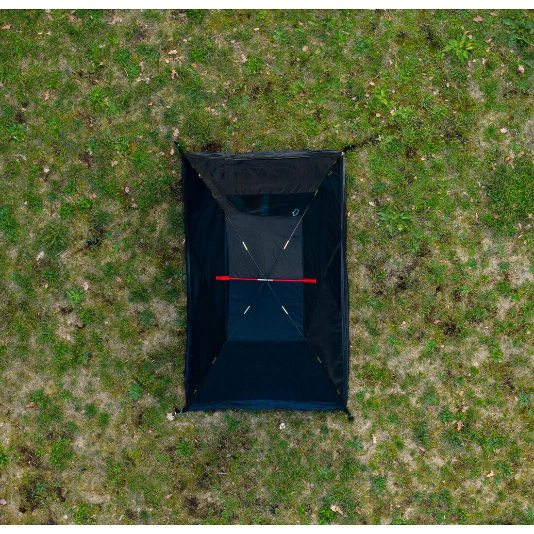 Tente de camping 2 places, MH100 Fresh & Black