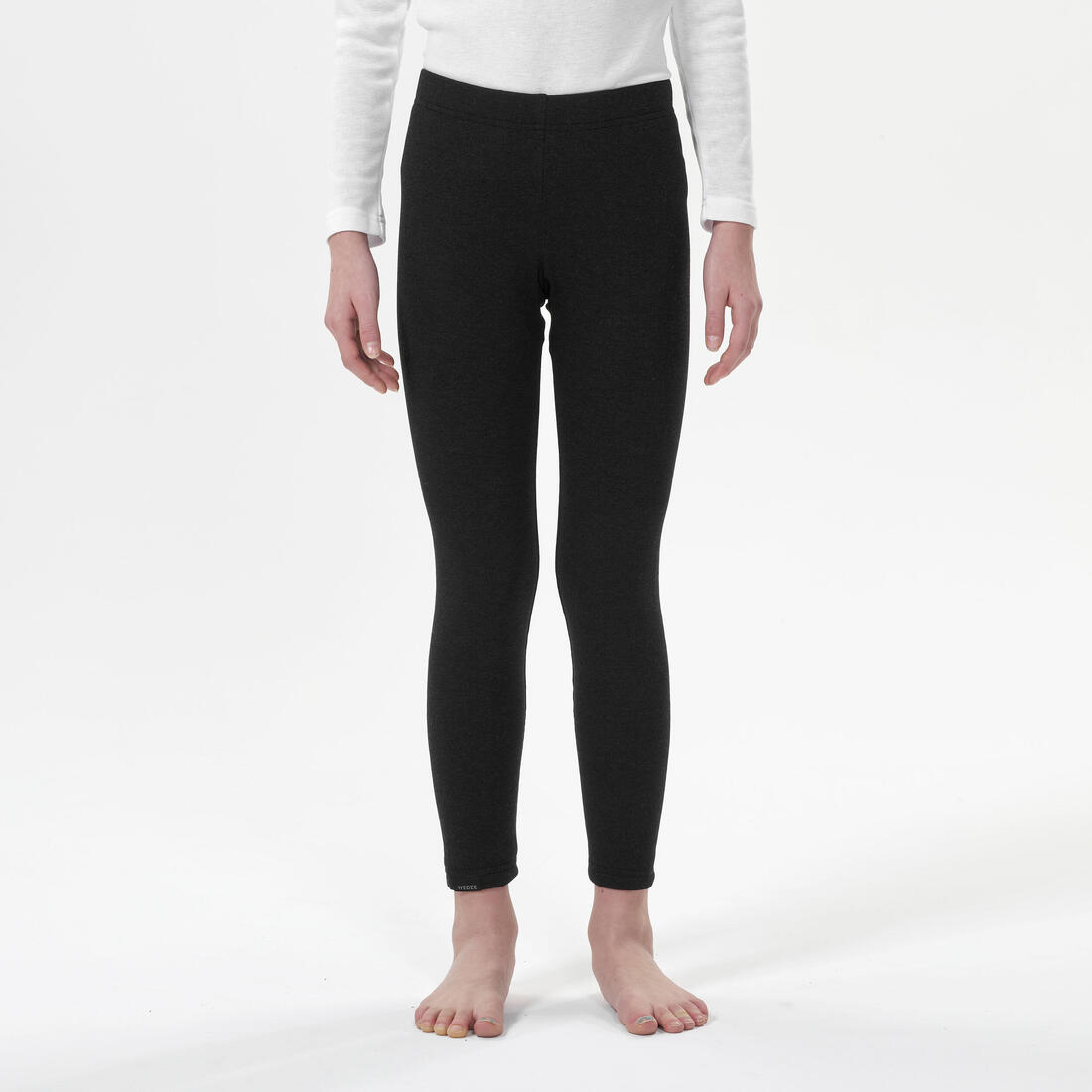 Sous-vêtement pantalon thermique de ski enfant - BL100 bas - noir