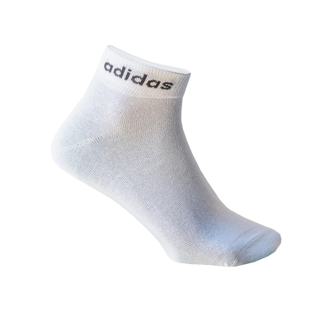 Chaussettes de sport adidas mi-hautes noir blanc gris lot de 3