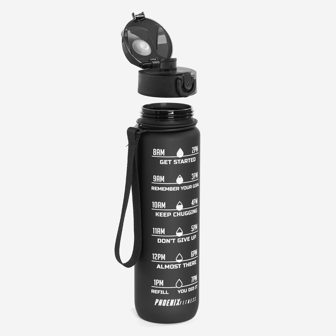Gourde de fitness motivation 1 litre