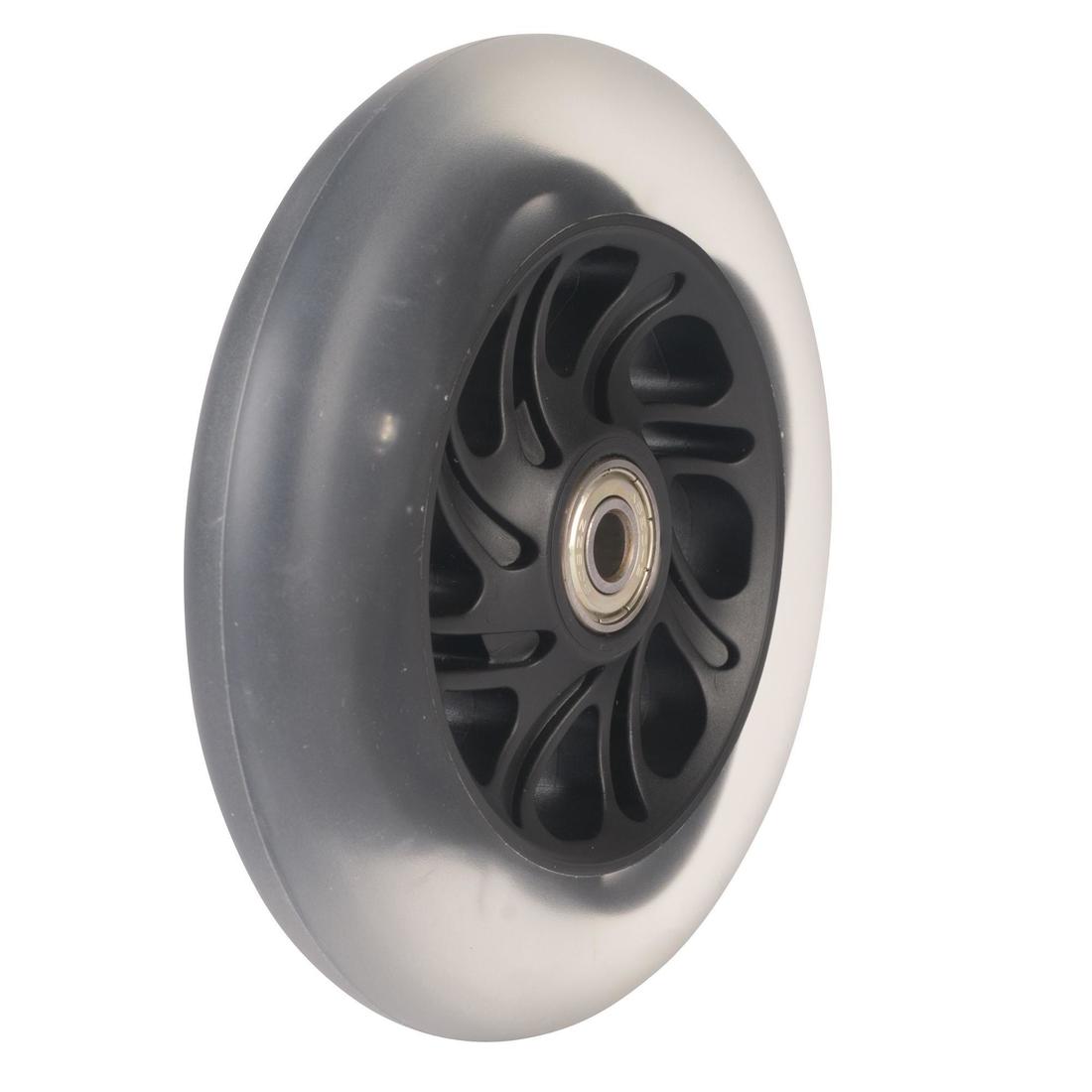 Roue lumineuse / flashing wheel noire 125mm