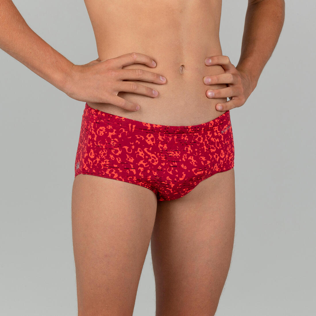 MAILLOT DE BAIN NATATION 900 SLIP BANDEAU LINES