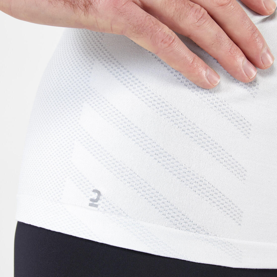 T-SHIRT RUNNING HOMME RESPIRANT KIPRUN SKINCARE ARDOISE