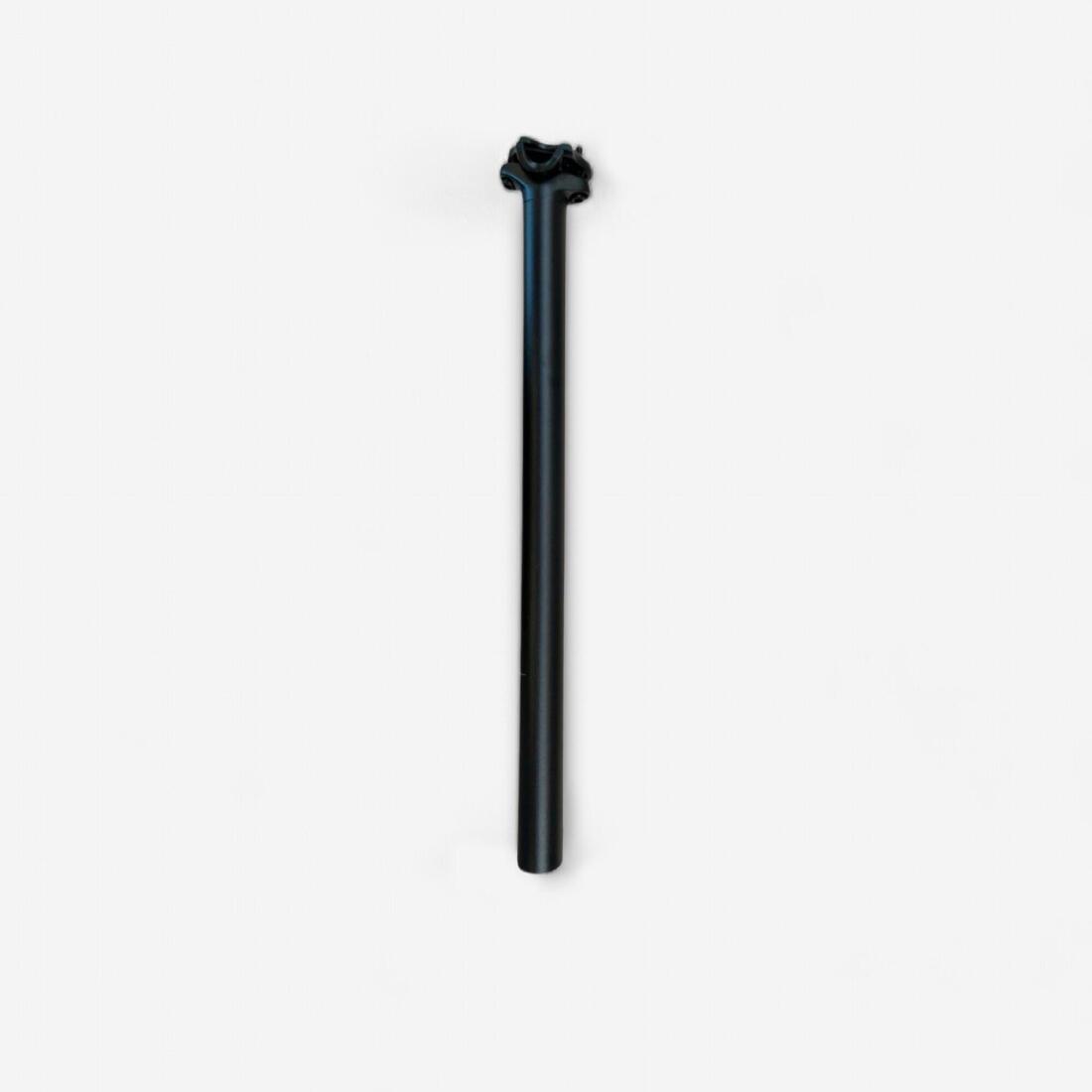 TIGE DE SELLE 31.6MM EN ALUMINIUM 300 / 350 / 400 / 450MM A CHARIOT NOIRE