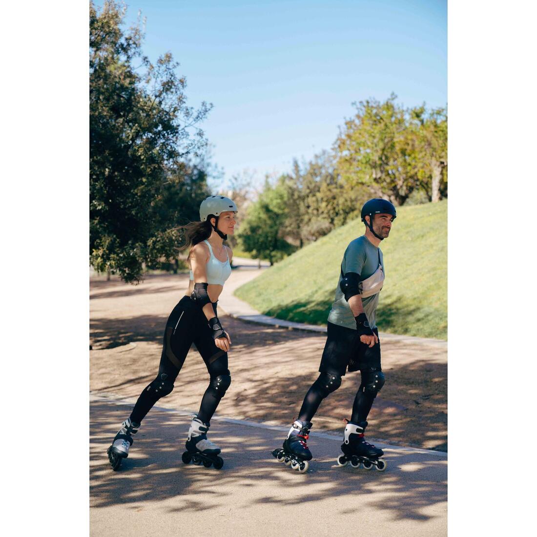 Roller fitness adulte fit500 ice grey