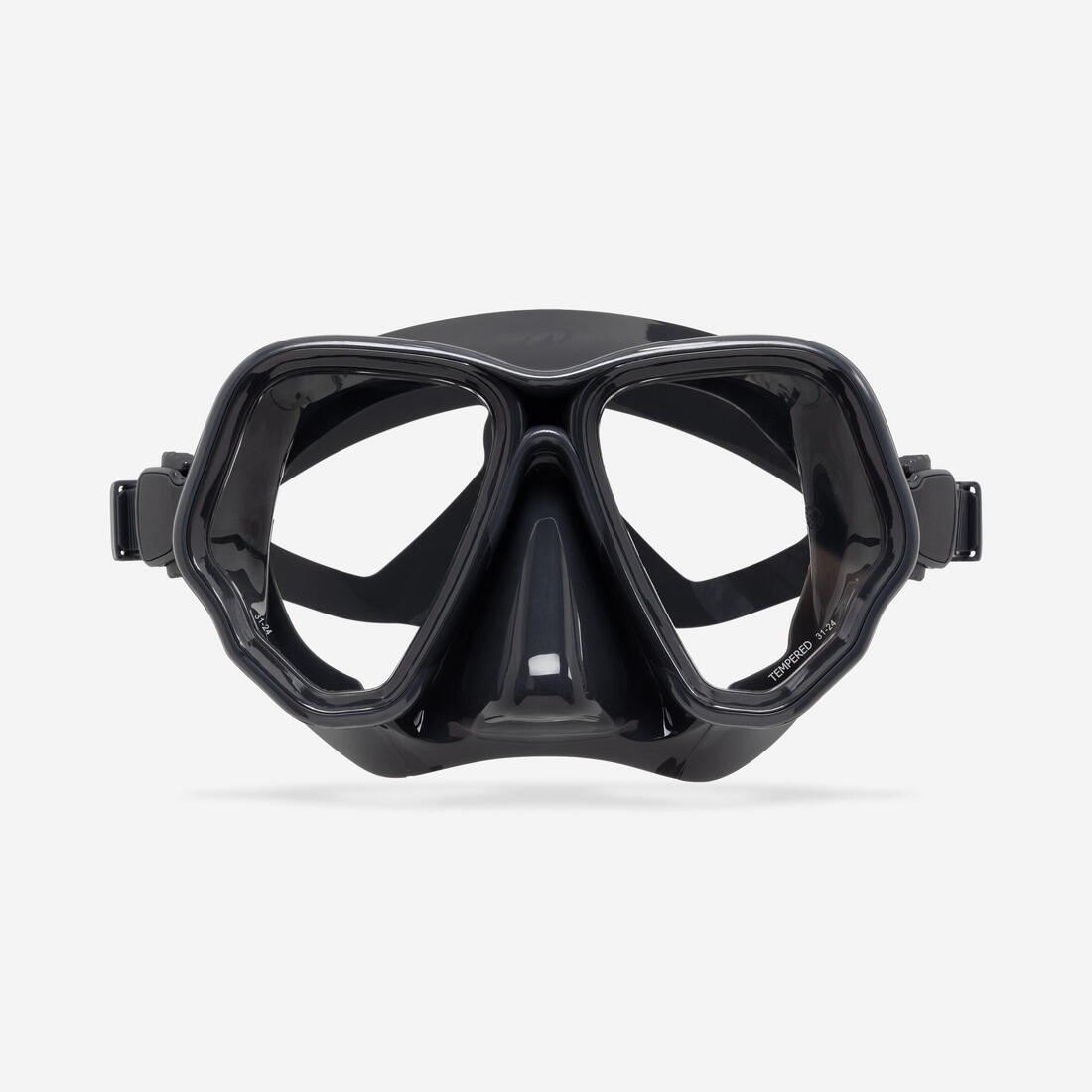 Masque de plongée antibuée adulte, 500 Dual