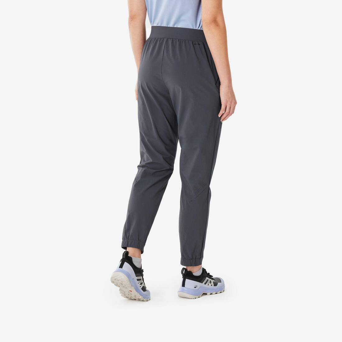 Pantalon de randonnée femme, MH500 Light gris foncé