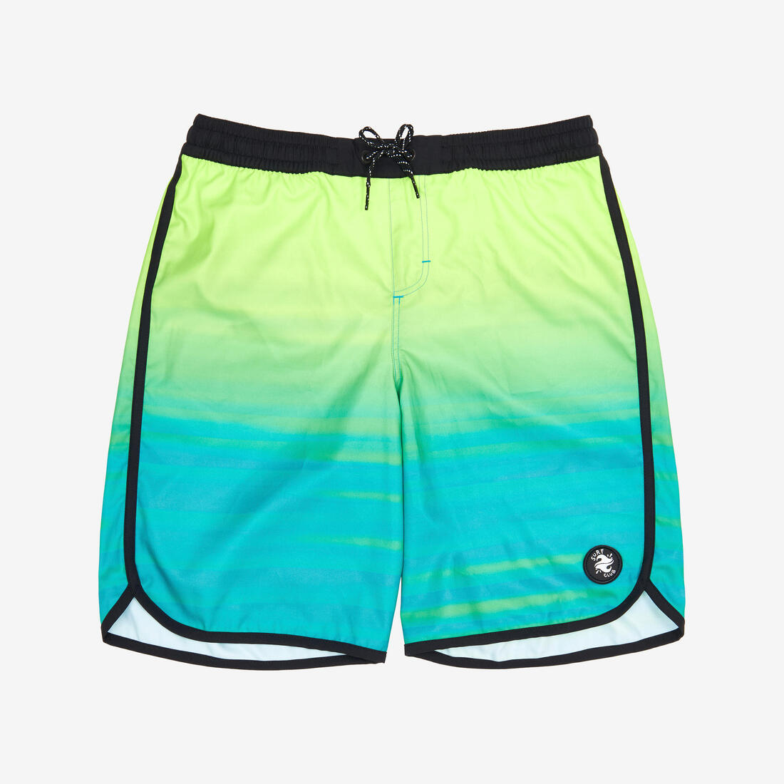 SHORT DE BAIN 500 BLEU CAMO