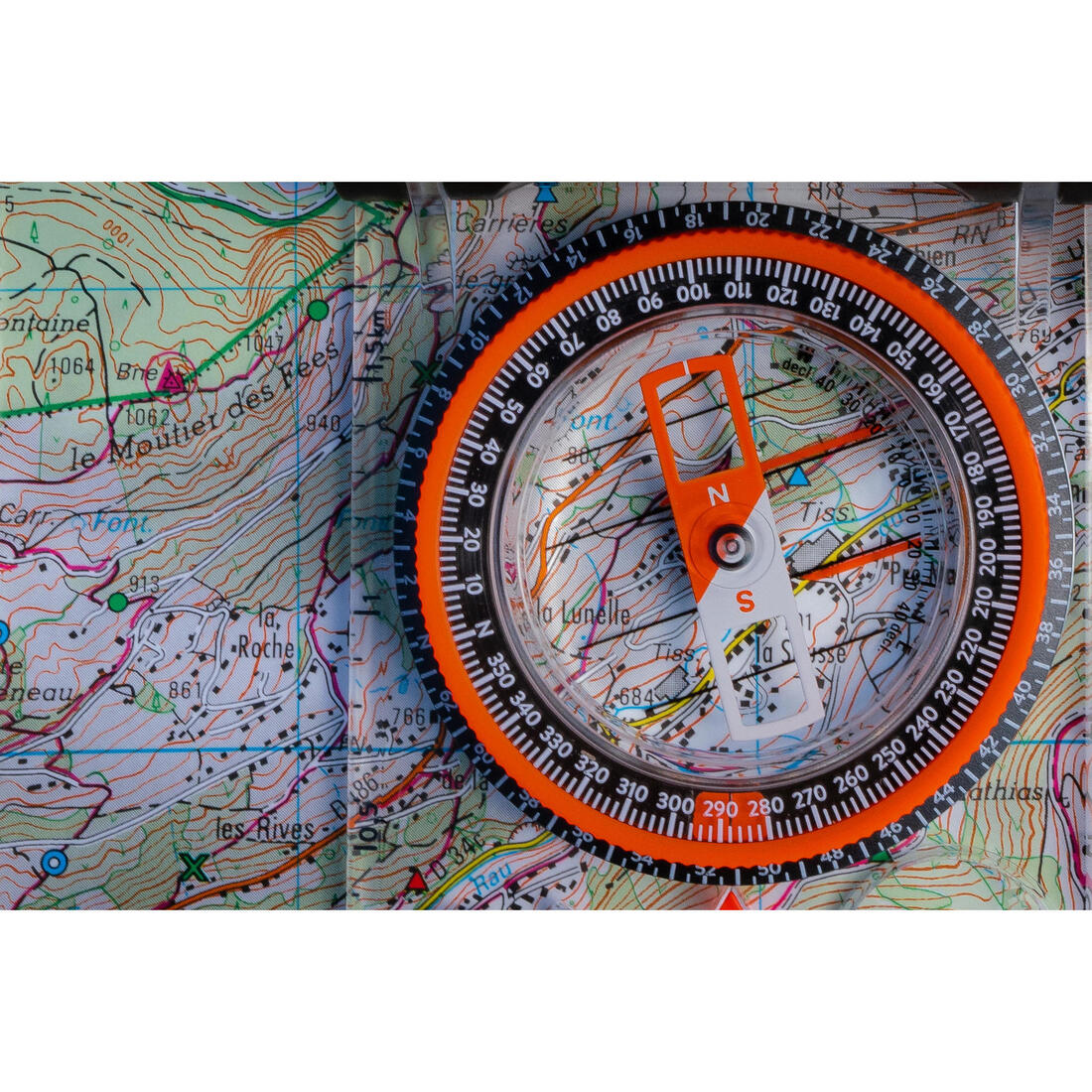Boussole à miroir de visée en degrés et millièmes Explorer 900