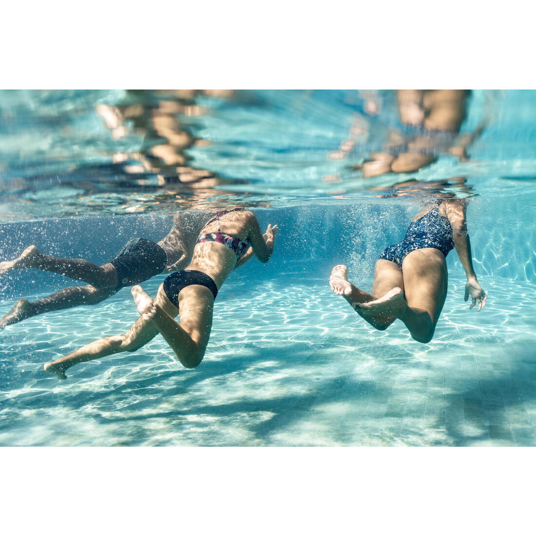 Haut de maillot de bain de natation femme lila ara