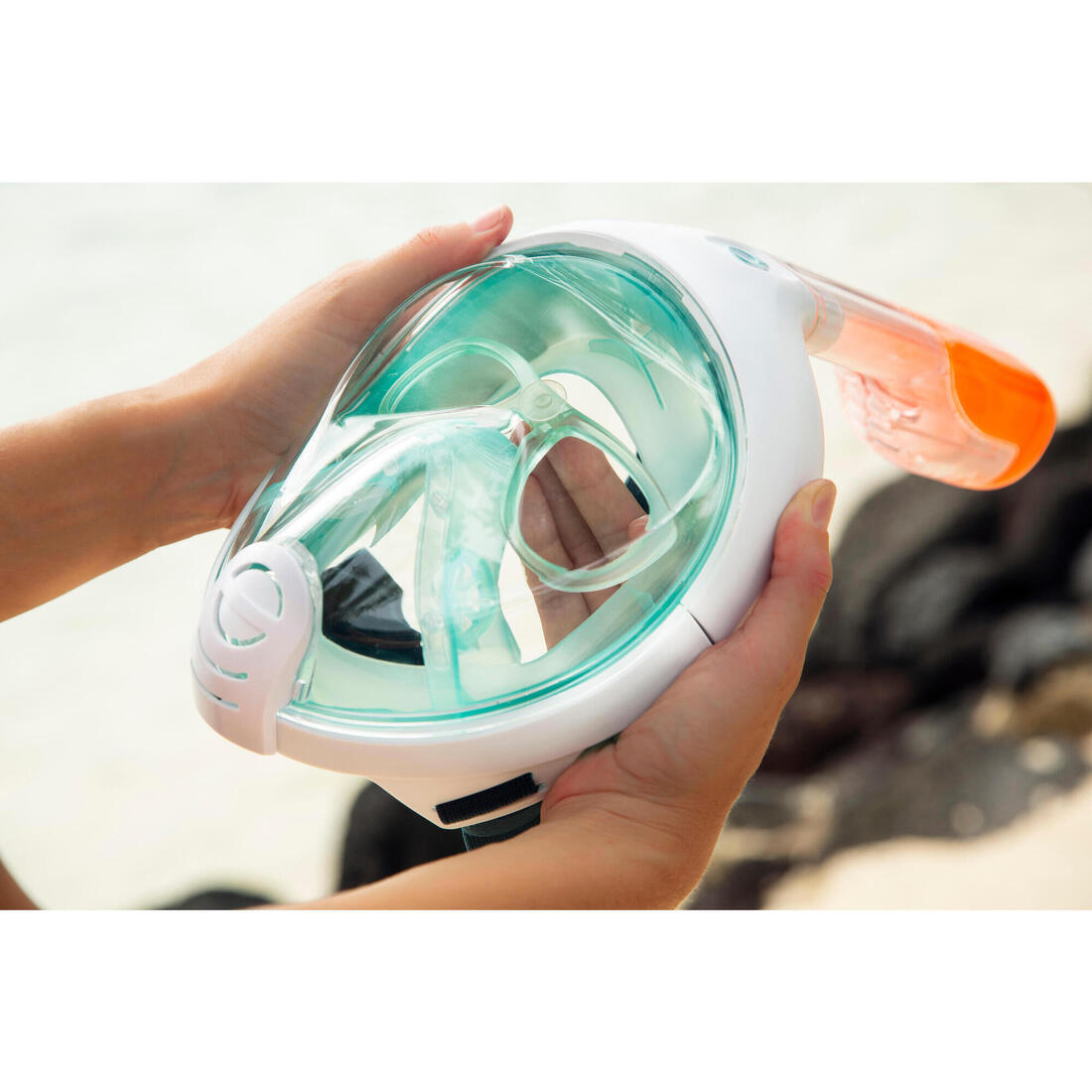 Verre correcteur gauche myopie pour le masque Easybreath vert menthe