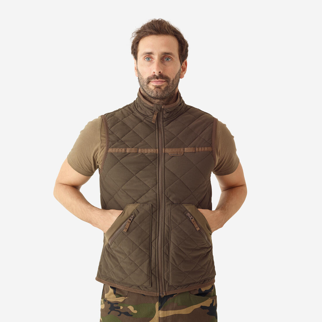 Gilet chasse matelassé silencieux 500.