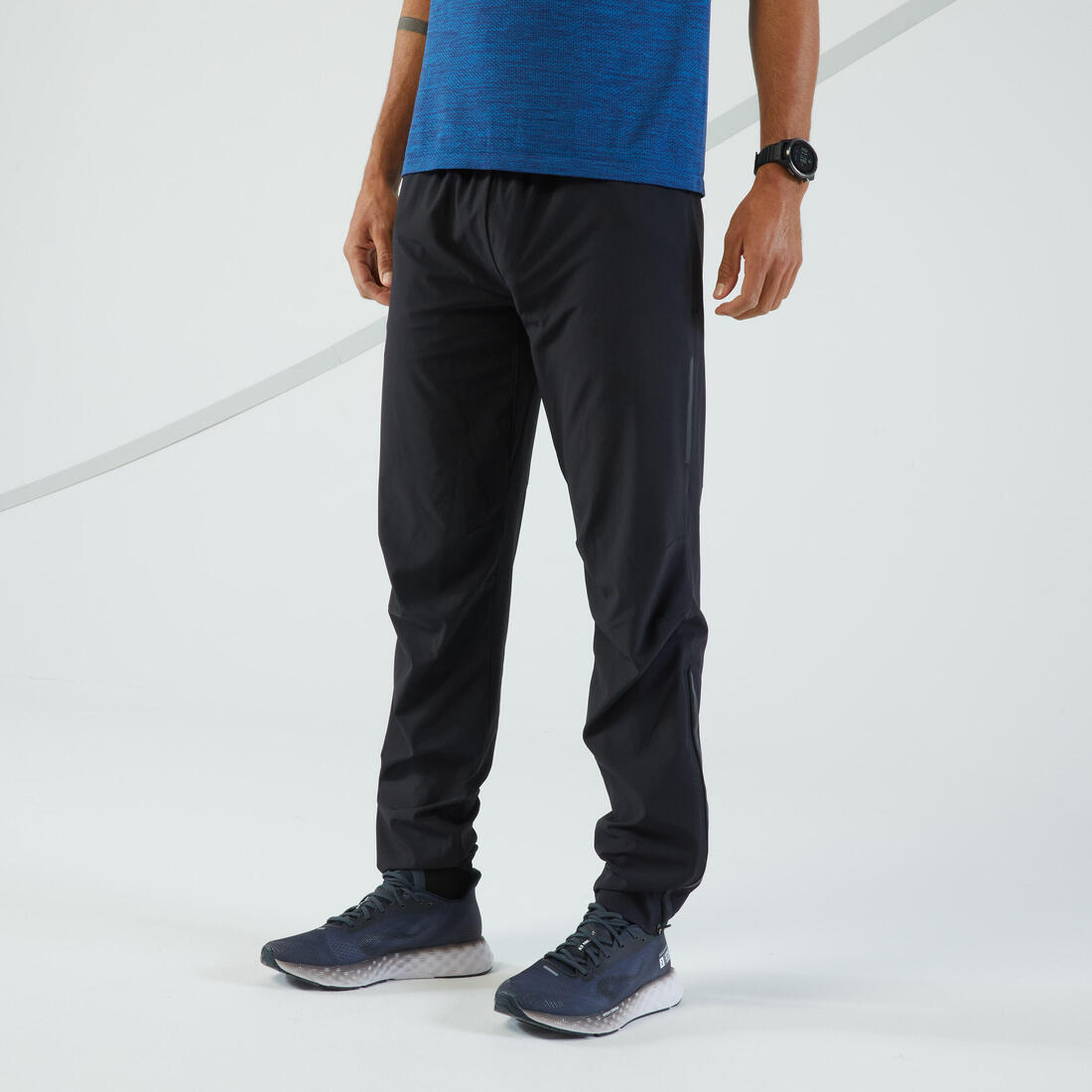 Pantalon de running léger homme - Kiprun run 500 light noir