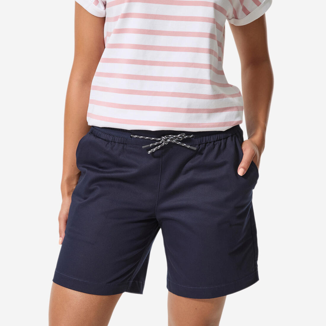 Short de voile femme SAILING 100 Navy