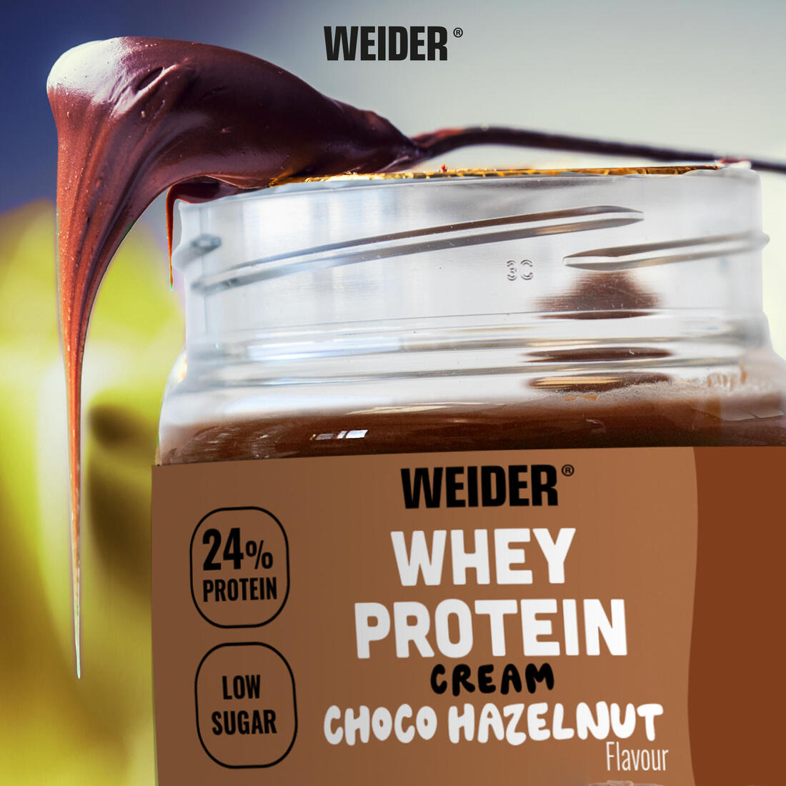 Pâte à tartiner protéinée chocolat noisettes, Whey Protein Cream 250g